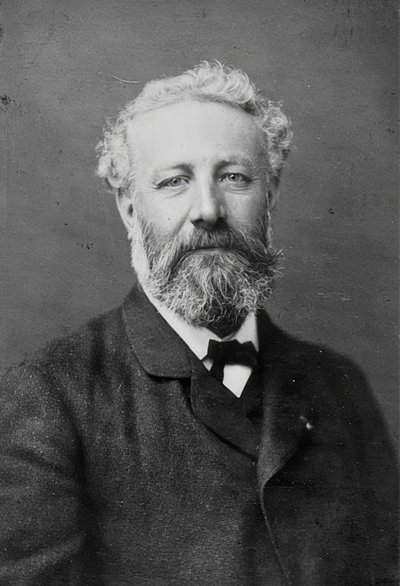 Jules Verne (1828-1905). francia szerző. 1880 körül alkotó: Nadar