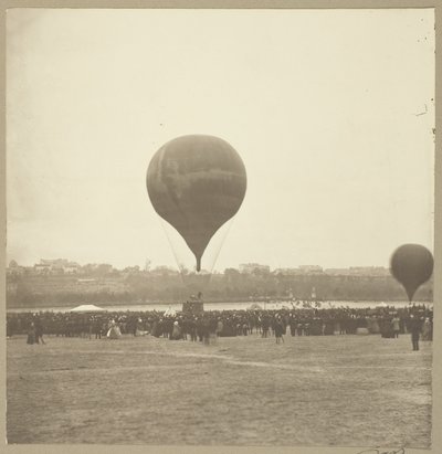 Az óriás, Champ de Mars, 1863 alkotó: Nadar