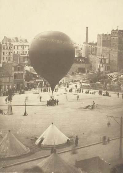 A Neptunusz, Place Saint-Pierre, Montmartre, 1870. szeptember 23. alkotó: Nadar