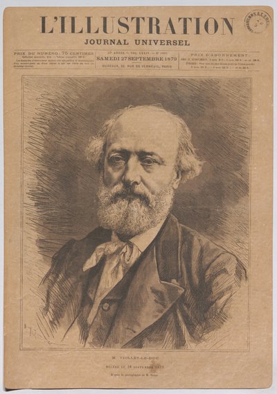 M. Viollet-le-Duc, elhunyt 1879. szeptember 18-án alkotó: Nadar