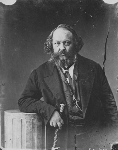 Mihail Bakunin, orosz forradalmár és az anarchizmus teoretikusa, 1863 alkotó: Nadar