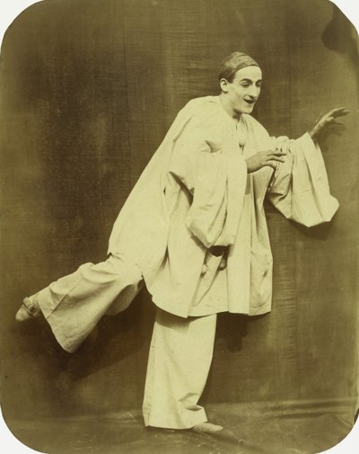Pierrot Running, 1854-55. alkotó: Nadar
