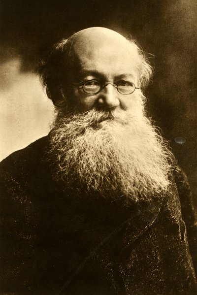 Pjotr Alekszejevics Kropotkin, orosz anarchista, 1900 alkotó: Nadar