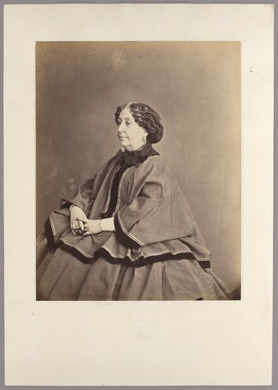 George Sand írónő alkotó: Nadar