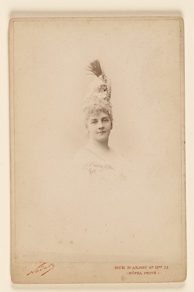[Hélène de Pourtalès grófnő] alkotó: Nadar [Gaspard Félix Tournachon]
