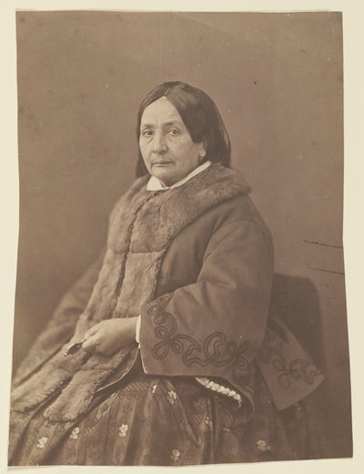 Eugénie Niboyet asszony alkotó: Nadar [Gaspard Félix Tournachon]