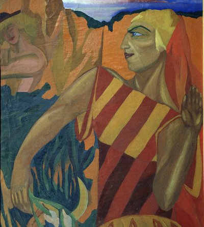 Medea. Jelmezterv az Aranygyapjú baletthez, 1915 alkotó: Nadezhda Vladimirovna Lermontova