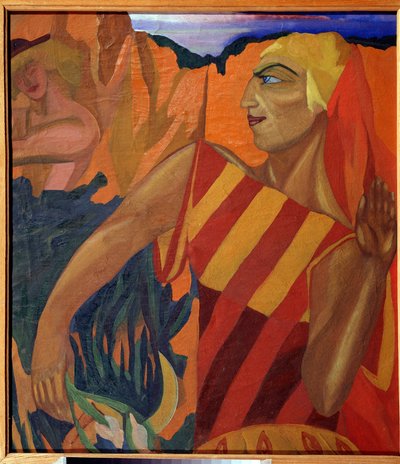 Medee - Jelmeztervek a baletthez Az aranygyapjú (Medea. Jelmeztervek a baletthez Az aranygyapjú) - Nadhezhda Vladimirovna Lermontova (1885-1921) festménye, olaj, vászon alkotó: Nadezhda Vladimirovna Lermontova