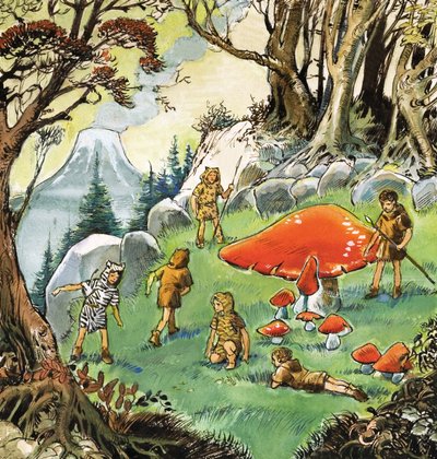 Az elveszett fiúk, illusztráció J.M. Barrie 