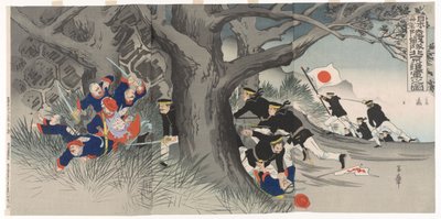 A pekingi menetelés: A Boxer-lázadás egy jelenete. alkotó: Nakazawa Toshiaki