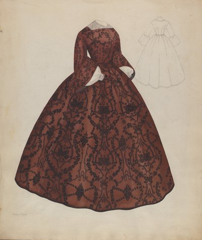 ruha, c. 1938. alkotó: Nancy Crimi