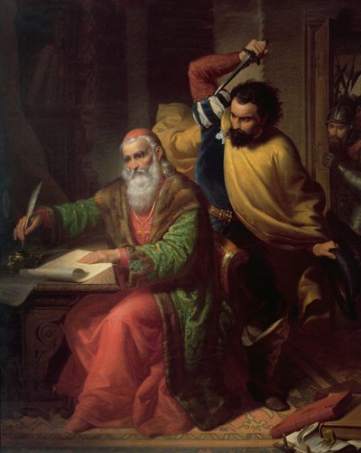 Martinuzzi meggyilkolása alkotó: Nandor Rakosi