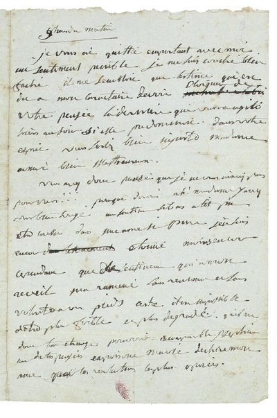 Levél Josephine de Beauharnais-nak alkotó: Napoleon Bonaparte