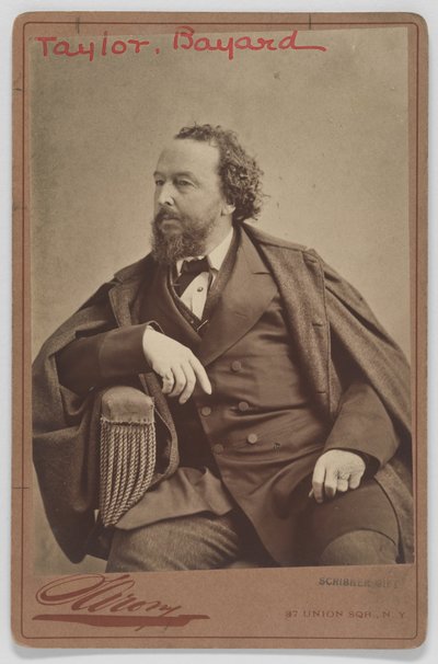 Bayard Taylor alkotó: Napoleon Sarony