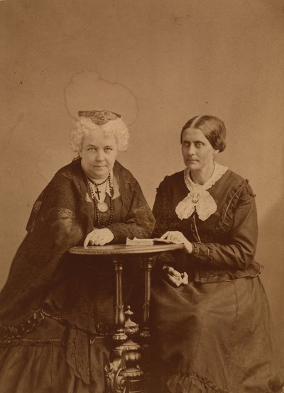 Elizabeth Cady Stanton és Susan B. Anthony alkotó: Napoleon Sarony