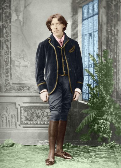 Oscar Wilde (1854-1900) 1882-ről (fotó) alkotó: Napoleon Sarony