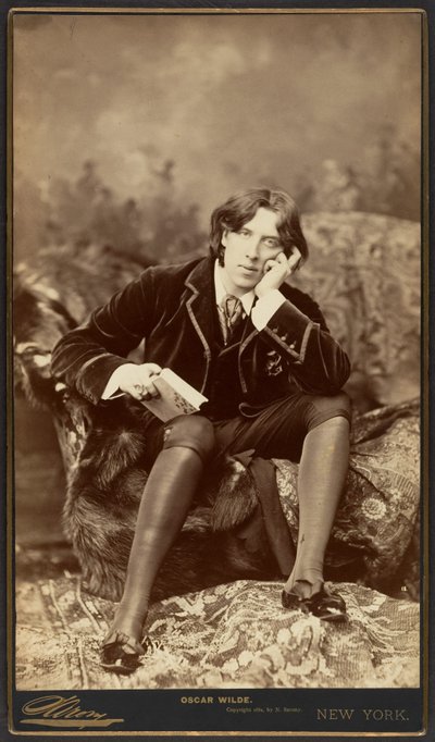 Oscar Wilde, 1882 (albumén ezüst nyomat) alkotó: Napoleon Sarony