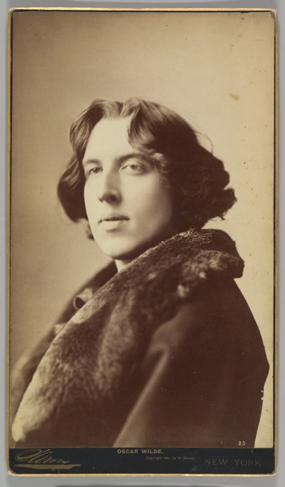 Oscar Wilde, 1882 (albumén ezüst nyomat) alkotó: Napoleon Sarony