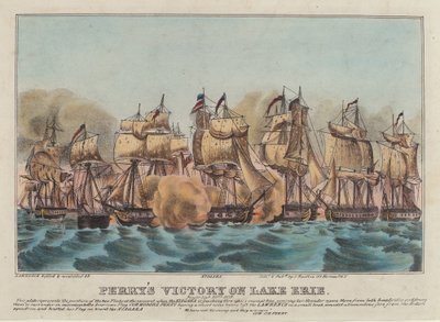Perry győzelme az Erie-tavon alkotó: Napoleon Sarony