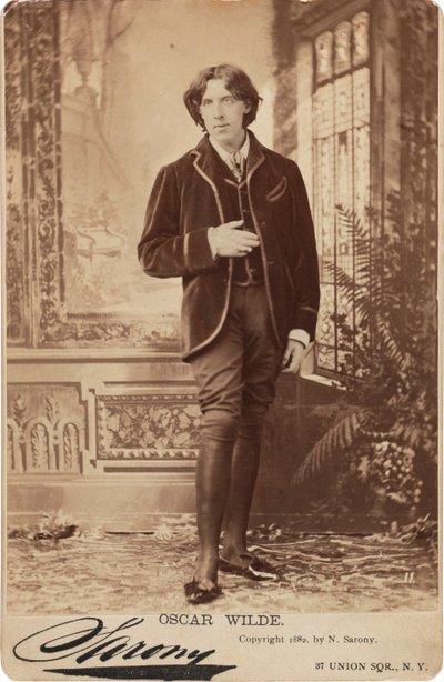 Oscar Wilde portréja 1854-1900, 1882. alkotó: Napoleon Sarony
