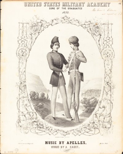 Egyesült Államok Katonai Akadémia, A diplomások dala alkotó: Napoleon Sarony, after James McNeill Whistler