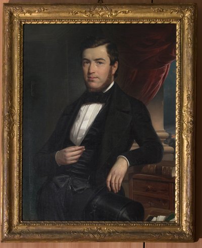 Egy úriember portréja (olaj, vászon) alkotó: Narciso Malatesta
