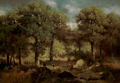 Erdőbelső Fontainebleau-nál alkotó: Narcisse Virgile Diaz de la Peña
