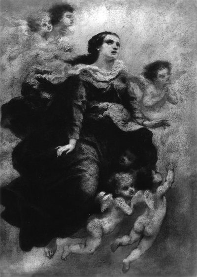 Mária mennybemenetele alkotó: Narcisse Virgile Diaz de la Peña