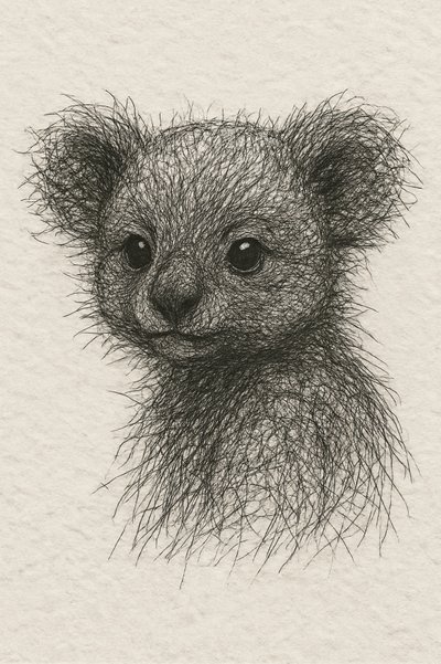 Aranyos kis koala rajz alkotó: Natalie Bruns