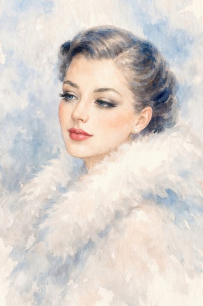 Elegáns téli portré alkotó: Natalie Bruns