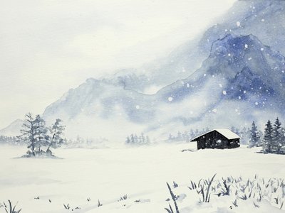 Ködös-hegyi faház alkotó: Natalie Bruns