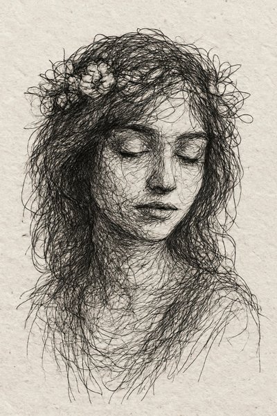 Nyugodt virágportré alkotó: Natalie Bruns