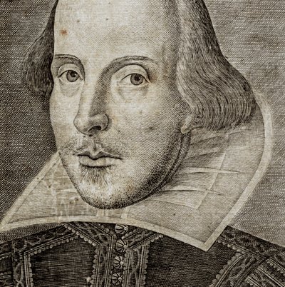 Részlet William Shakespeare portréjából a Comedies, histories,  t... alkotó: Nathan Benn