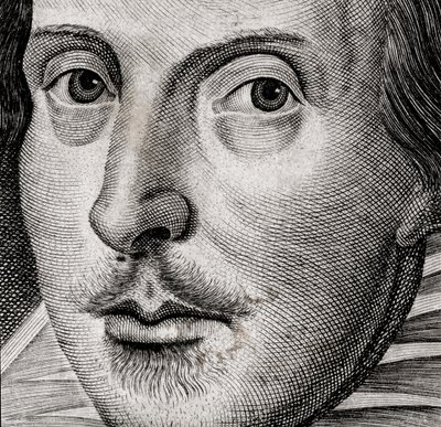 Részlet William Shakespeare portréjából a Comedies, histories,  t... alkotó: Nathan Benn