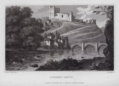 Richmond kastély (metszet) alkotó: Nathaniel (after) Whittock
