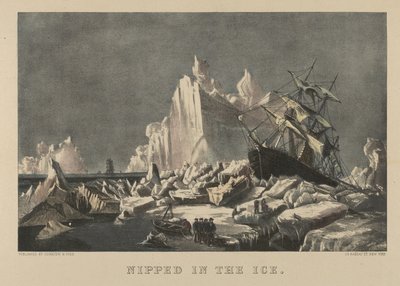 Becsípett a jég, 1876-94., 1876-94. Alkotók: Nathaniel Currier, James Merritt Ives, Currier és Ives. alkotó: Currier and Ives