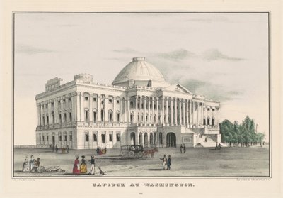 Capitolium Washingtonban alkotó: Nathaniel Currier