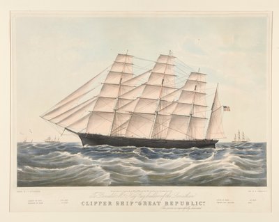Clipper Hajó alkotó: Nathaniel Currier