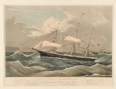 Clipper Hajó alkotó: Nathaniel Currier
