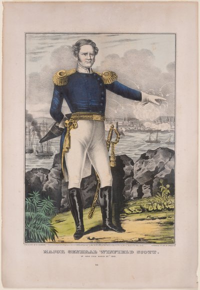 Winfield Scott tábornok alkotó: Nathaniel Currier