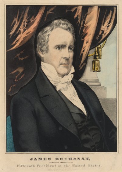 James Buchanan alkotó: Nathaniel Currier