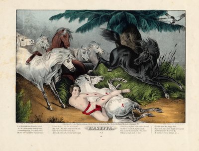 Mazeppa alkotó: Nathaniel Currier