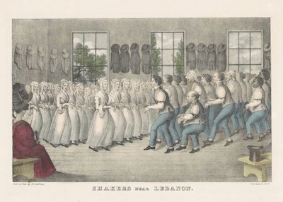 Shakerek Libanon közelében alkotó: Nathaniel Currier