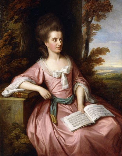 Martha Ray portréja alkotó: Nathaniel Dance-Holland