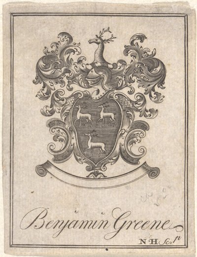 Benjamin Greene - Könyvtábla alkotó: Nathaniel Hurd