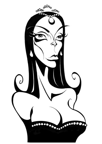 Barbara Steele, 2025 (tus / digitális) alkotó: Neale Osborne