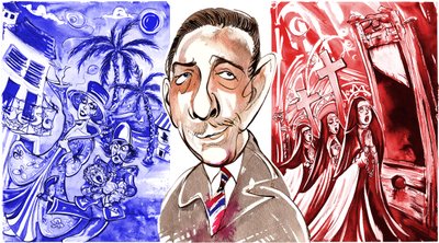 Francis Poulenc francia zeneszerző alkotó: Neale Osborne