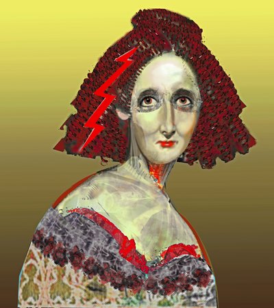 Mary Wollstonecraft Shelley, 2023 (digitális) alkotó: Neale Osborne