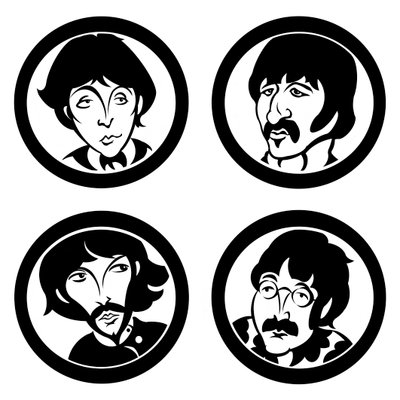 The Beatles, 2004 (tinta, digitális változat 2023) alkotó: Neale Osborne