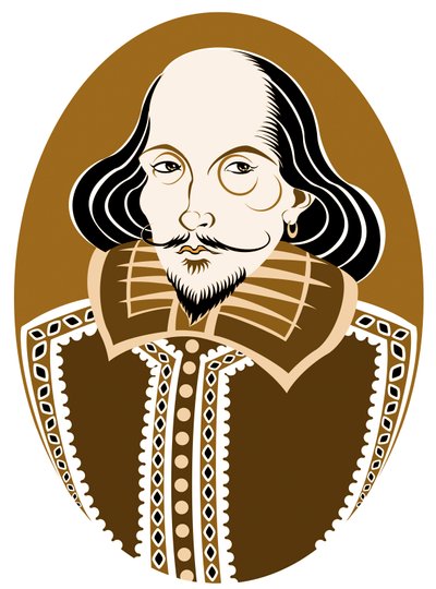 William Shakespeare angol költő és drámaíró, megkeresztelkedett 1564. április 26. - 1616. április 23. alkotó: Neale Osborne